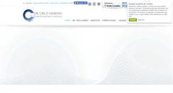 Desktop Screenshot of drcruzgimeno.com